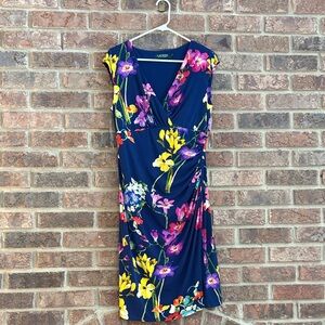 Ralph Lauren Vibrant Floral Midi Dress